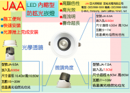 LED內縮型防眩崁燈